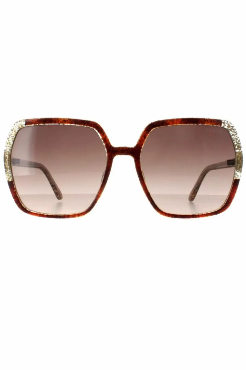 Sunglasses*Guess Square Dark Havana Gradient GU7883 Brown