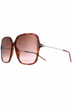 Sunglasses*Gucci Square Dark Havana Gradient GG1267S Brown