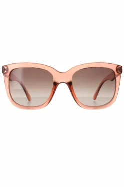 Sunglasses*CALVIN KLEIN Square Dusty Brown Gradient CK22550S Pink
