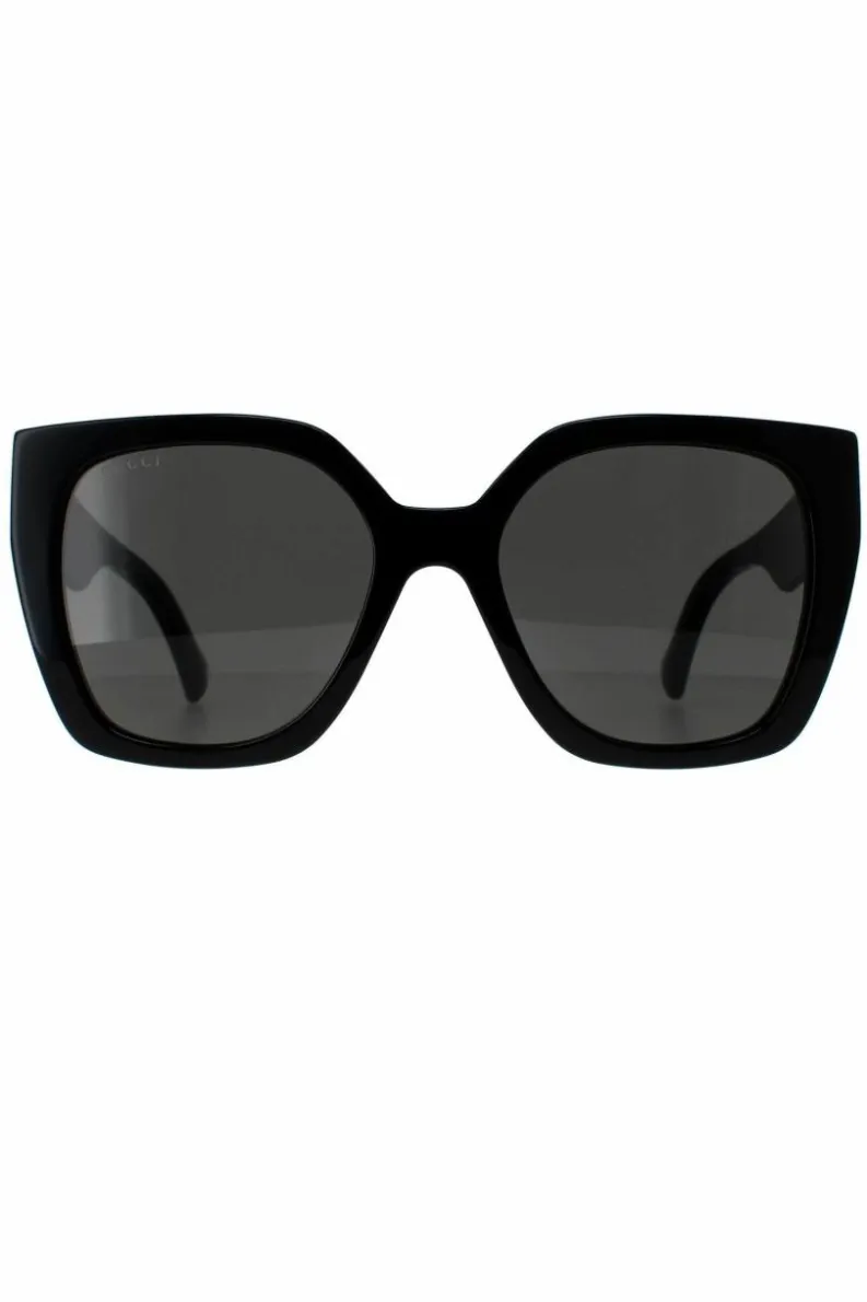 Sunglasses*Gucci Square Havana Grey GG1300S Black