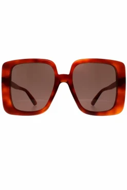 Sunglasses*Gucci Square Havana GG1314S Brown