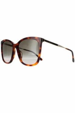 Sunglasses*Jimmy Choo Square Havana Gradient NEREA/G/S Brown