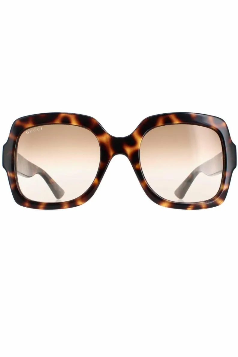 Sunglasses*Gucci Square Havana Gradient GG1337S Brown