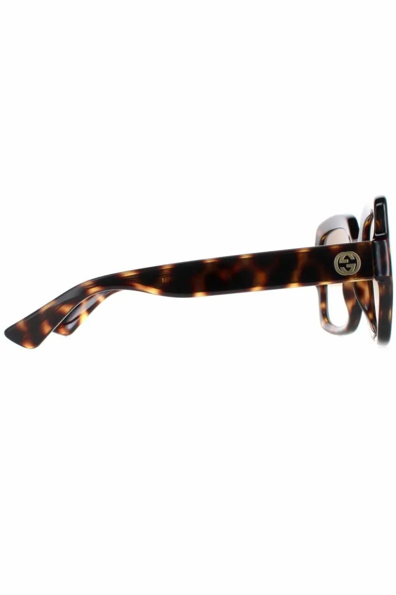 Sunglasses*Gucci Square Havana Gradient GG1337S Brown