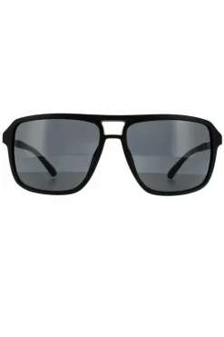 Sunglasses*Guess Square Matte Smoke Grey GF5085 Sunglasses Black