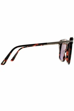 Sunglasses*Tom Ford Square Pink Havana Brown