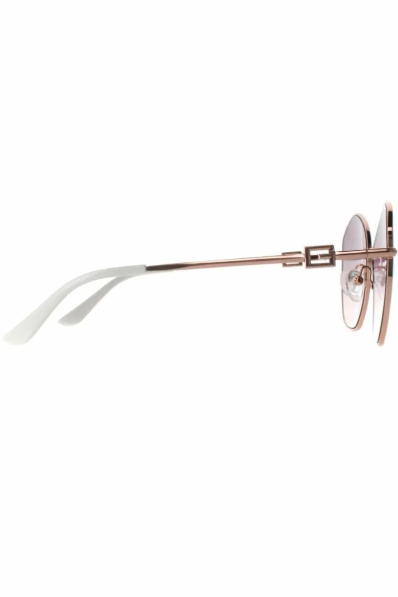Sunglasses*Guess Square Shiny Rose Rose Gradient GU7907 Gold