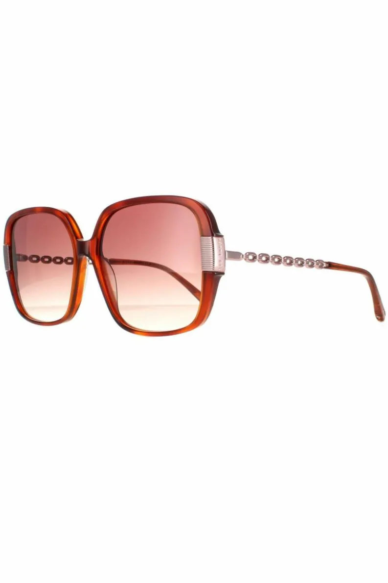 Sunglasses*Ted Baker Square Tortoise Gradient TB1616 Indi Brown