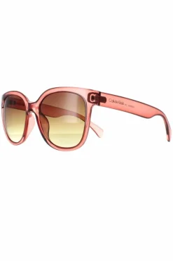 Sunglasses*CALVIN KLEIN Square Transparent Gradient CK22553S Brown