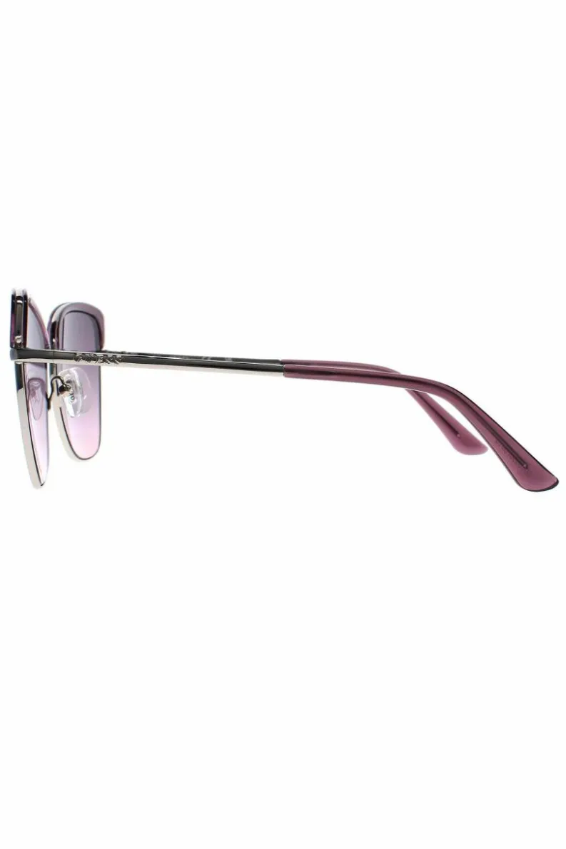 Sunglasses*Guess Square Violet Bordeaux Mirror GU7738 Purple