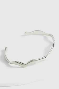 Bracelets*boohoo Squiggle Bangle silver