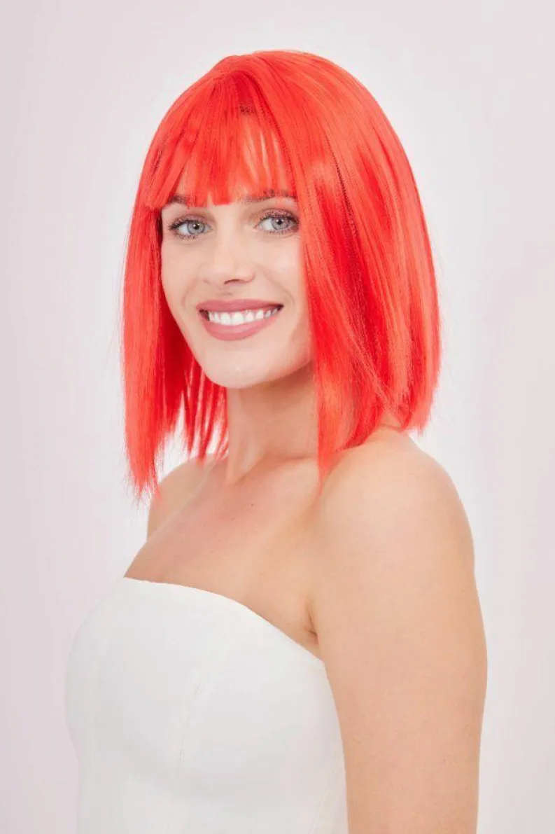 Hair Accessories*My Accessories London Straight Bob Wig in Red