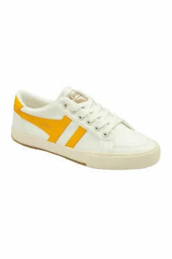 Trainers*Gola Stratus' Canvas Lace-Up Trainers Off White