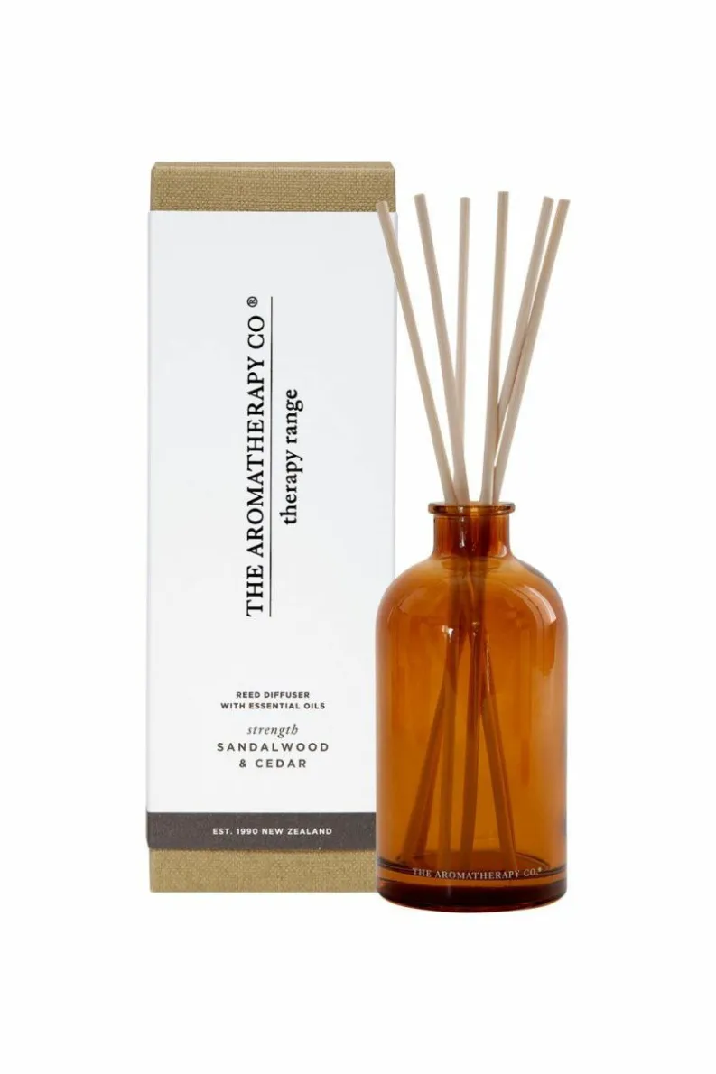Candles & Diffusers|Candles*The Aromatherapy Company Strength Therapy Diffuser Sandalwood & Cedar 250ml Brown