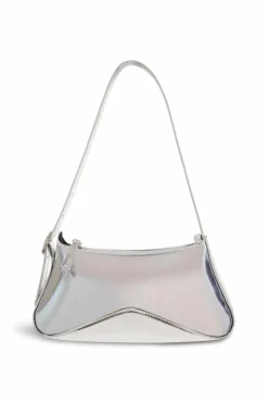Shoulder Bags*My Accessories London Structured Shoulder Bag Silver