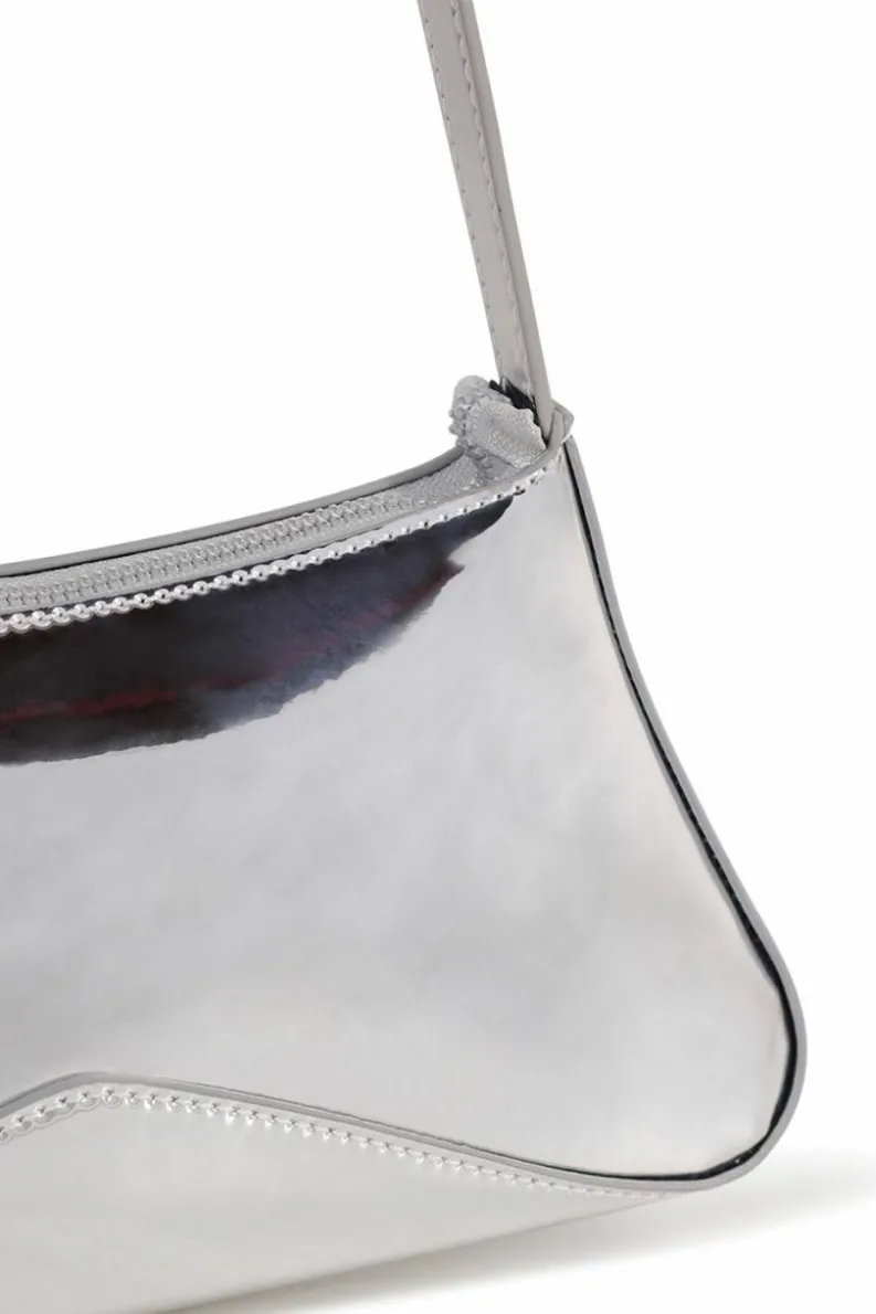 Shoulder Bags*My Accessories London Structured Shoulder Bag Silver