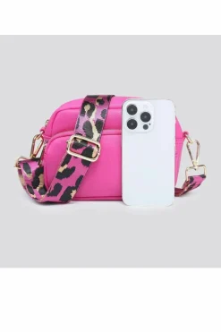 Cross-Body Bags*Kitise Stylish Double Zipper Crossbody Bag with Canvas Strap Green