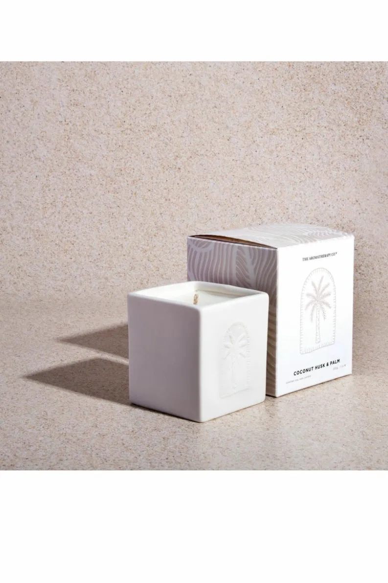 Candles & Diffusers|Candles*The Aromatherapy Company Sunset 200g Candle - Coconut Husk & Palm White