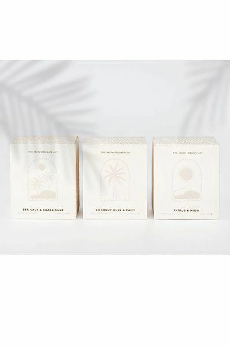 Candles & Diffusers|Candles*The Aromatherapy Company Sunset 200g Candle - Coconut Husk & Palm White