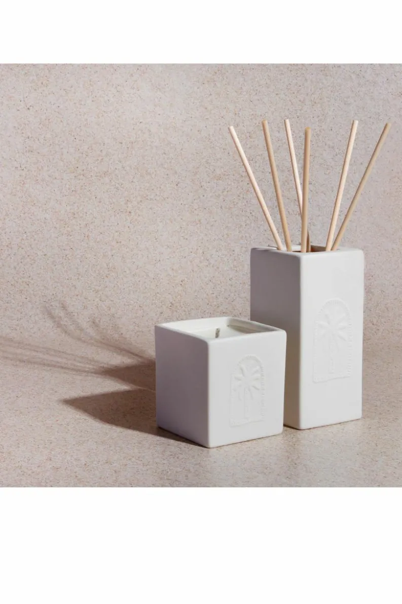 Candles & Diffusers|Candles*The Aromatherapy Company Sunset 200g Candle - Sea Salt & Grass Dunes White