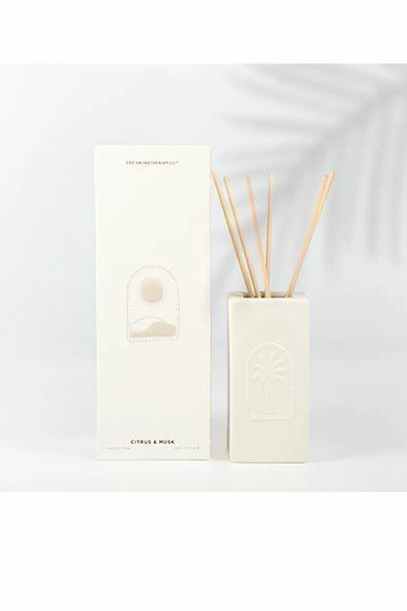 Candles & Diffusers|Candles*The Aromatherapy Company Sunset 150ml Diffuser - Citrus & Musk White