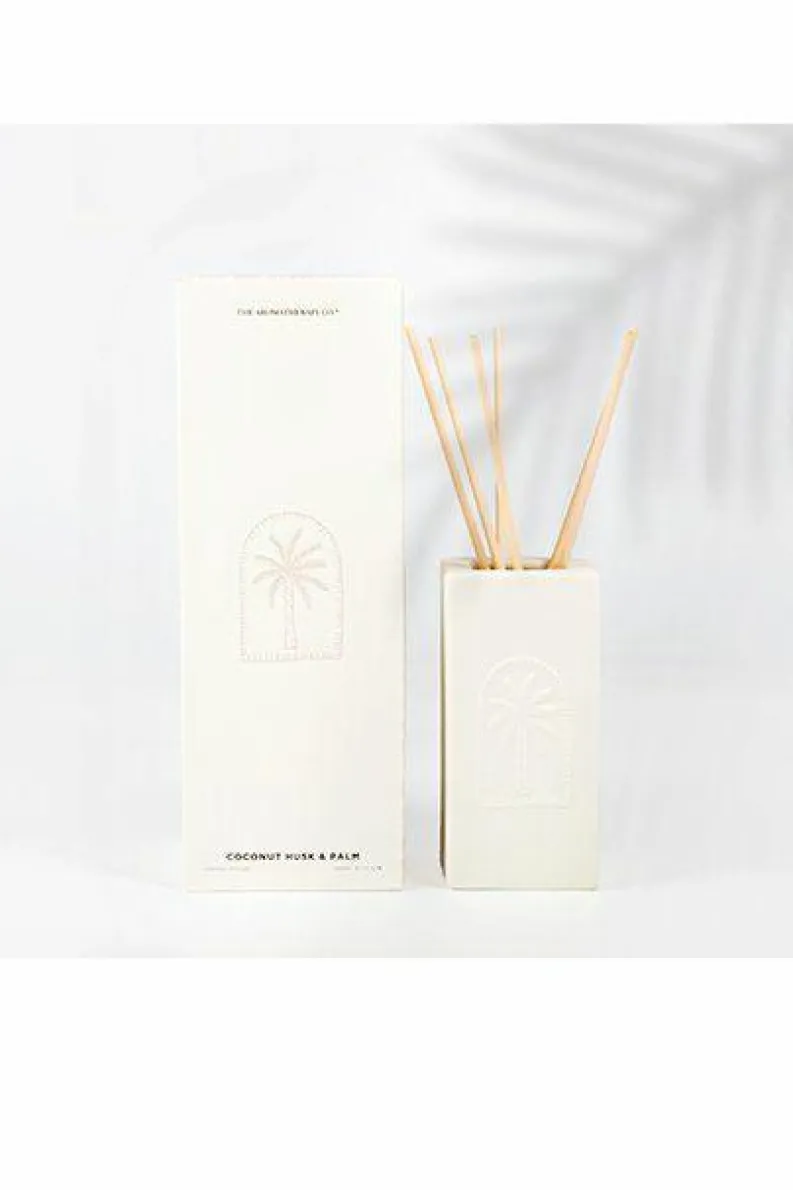 Candles & Diffusers|Candles*The Aromatherapy Company Sunset 150ml Diffuser - Coconut Husk & Palm White