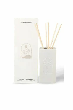 Candles & Diffusers|Candles*The Aromatherapy Company Sunset 150ml Diffuser - Sea Salt & Grass Dunes White