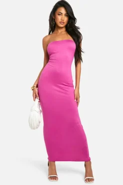 Bodycon Dresses*boohoo Super Soft Bandeau Maxi Dress purple