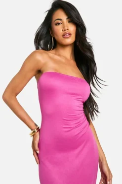 Bodycon Dresses*boohoo Super Soft Bandeau Maxi Dress purple