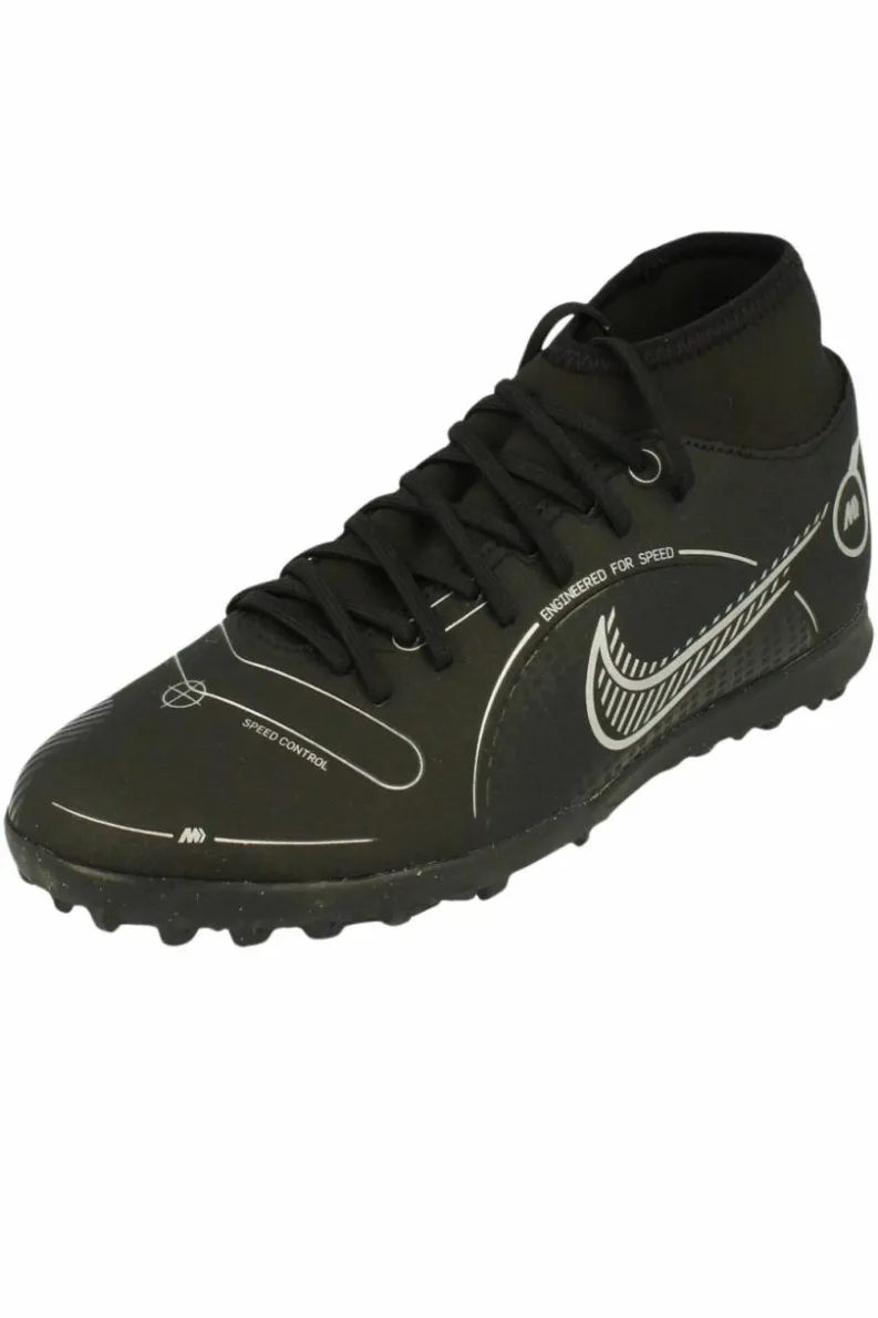 Trainers*Nike Superfly 8 Club TF Indoor Football Boots Black