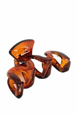 Hair Accessories*My Accessories London Swirl Hair Clip In Tortoiseshell Brown
