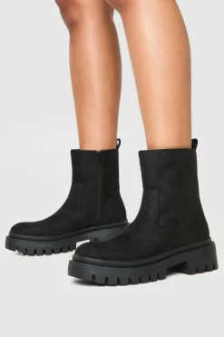 All Boots|Boots*boohoo Tab Detail Chelsea Boot black