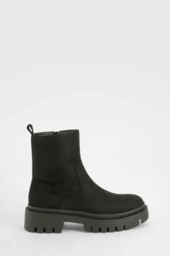 All Boots|Boots*boohoo Tab Detail Chelsea Boot black