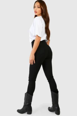 Up To 80% Off Winter Warmers*boohoo Tall Denim Jeggings 36" Leg black