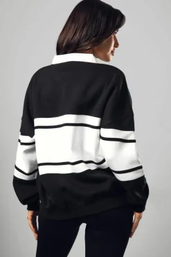 Sweatshirts|Dsgn Studio*boohoo Tall DSGN Studio Rugby Sweatshirt black