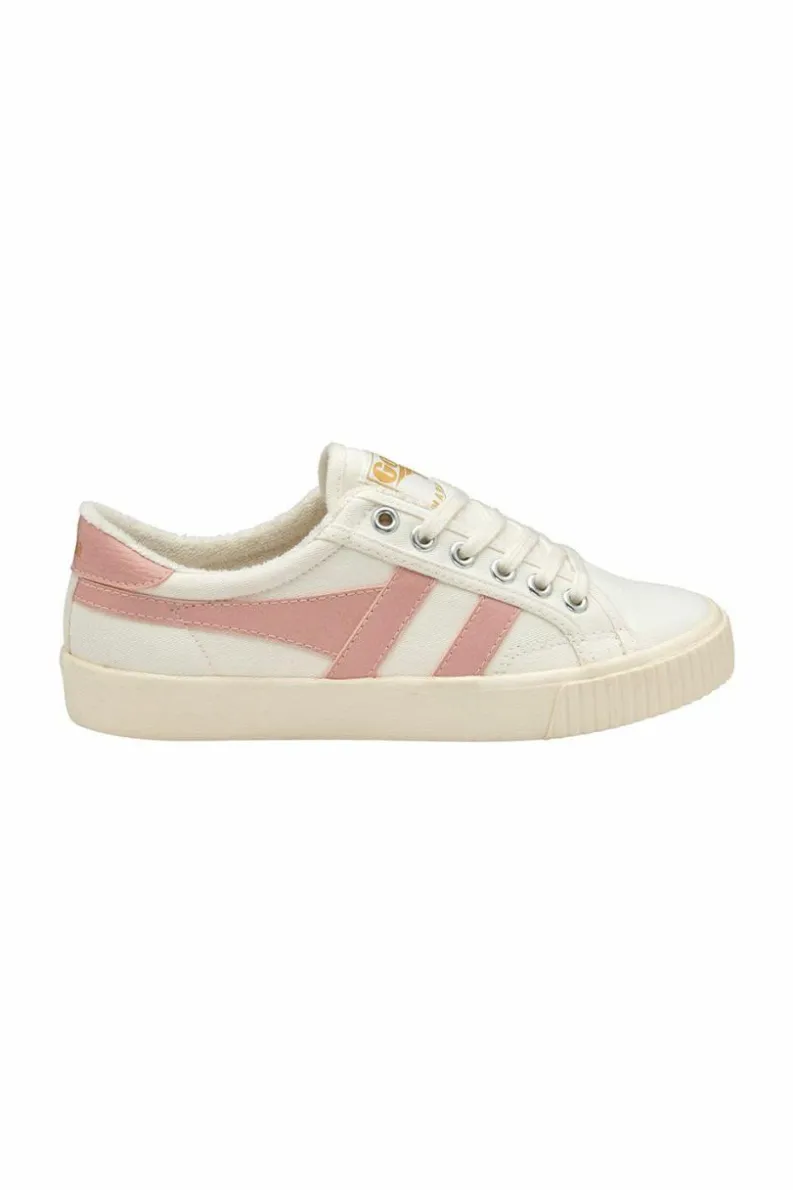 Trainers*Gola Tennis Mark Cox' Canvas Lace-Up Trainers Off White