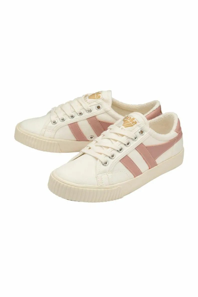 Trainers*Gola Tennis Mark Cox' Canvas Lace-Up Trainers Off White