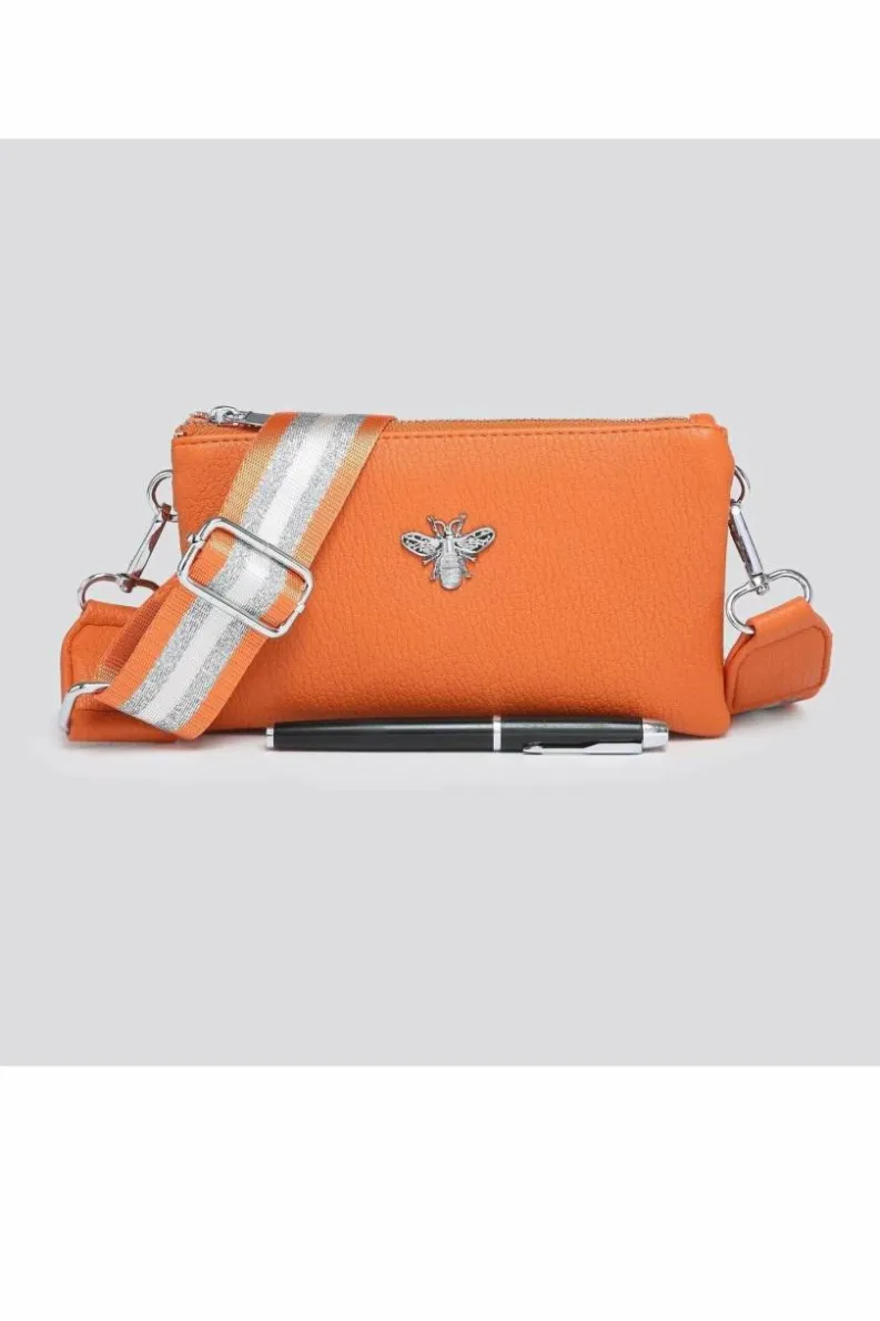 Cross-Body Bags|Handbags*Kitise Tessa Double Compartments Wide Strap Small Purse Messenger Bag Beige