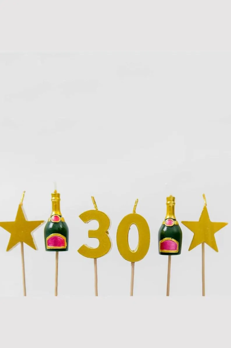 Candles & Diffusers|Candles*Find Me A Gift 30th Birthday Cake Candles Multi