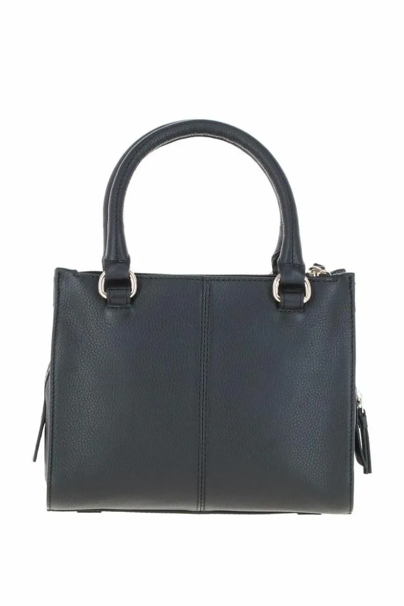 Shoulder Bags|Tote Bags*Ashwood Leather Three Section Real Leather Tote Shoulder Bag Black
