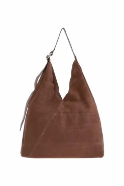 Shoulder Bags*Ashwood Leather Tocco di Lusso' Leather Suede Bag Brown