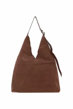 Shoulder Bags*Ashwood Leather Tocco di Lusso' Leather Suede Bag Brown