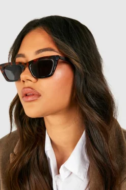 Sunglasses*boohoo Tortoise Shell Tinted Sunglasses brown