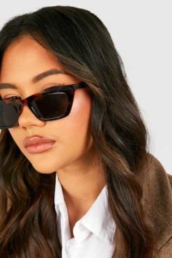Sunglasses*boohoo Tortoise Shell Tinted Sunglasses brown