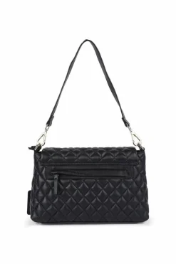 Handbags|Cross-Body Bags*Ashwood Leather Tramonto Toscana' Real Leather Flapover Quilted Bag Black