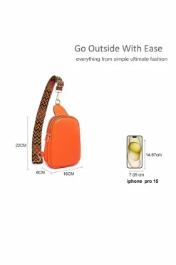 Cross-Body Bags|Handbags*Kitise Trendy Sling Dual Compartments Crossbody Bag Backpack Style With Ajustable Strap Light Blue