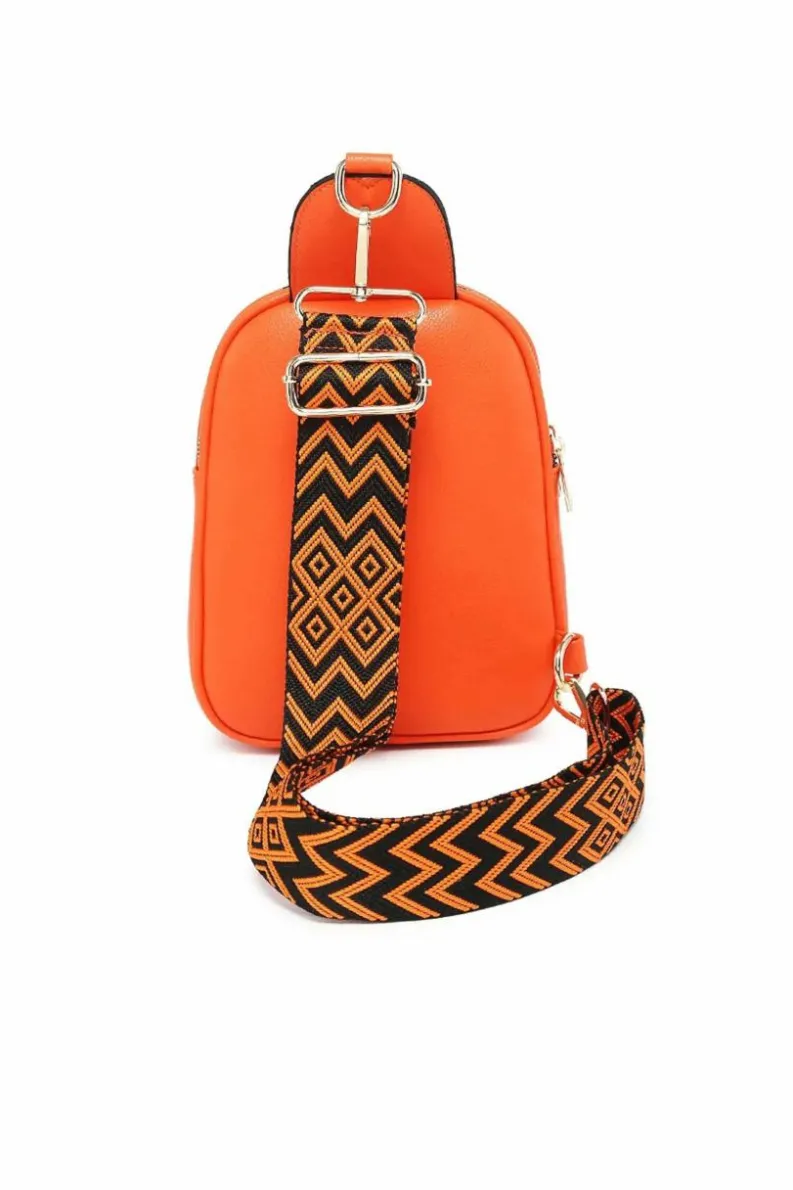 Cross-Body Bags|Handbags*Kitise Trendy Sling Dual Compartments Crossbody Bag Backpack Style With Ajustable Strap Light Blue