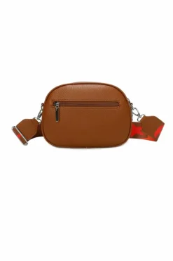 Cross-Body Bags*Kitise Trilly Shiny Silver Star Wide Strap Triple Compartment Camera Crossbody Bag Black