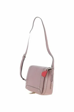 Shoulder Bags*Ashwood Leather Tsanta' Flap Over Real Leather Shoulder Bag Dark Pink