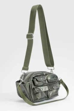 Shoulder Bags|Handbags*boohoo Utility Cargo Shoulder Bag khaki